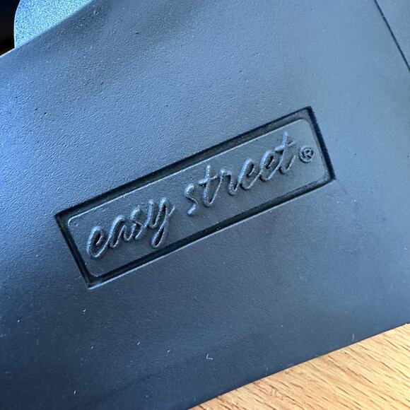 Easy Street Women's Viviana Heeled Sandals Navy Slip On Padded Insole Size 11 - Picture 8 of 10